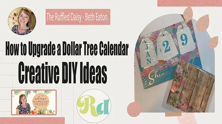 How to Upgrade a Dollar Tree Calendar | Creative DIY Ideas | Dollar Tree DIY Craft