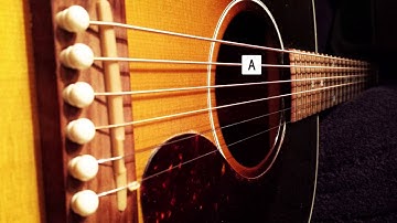 Standard guitar tuning six string  Autotuned EADGBE