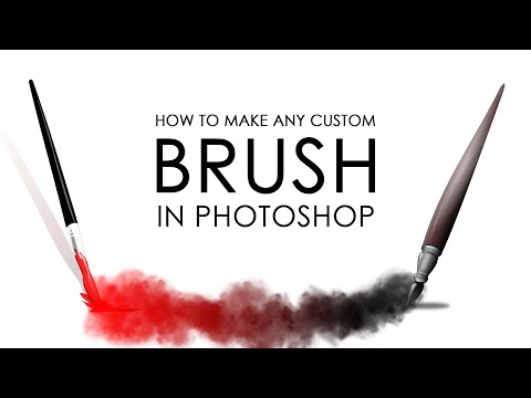 How to make ANY CUSTOM BRUSH in Photoshop