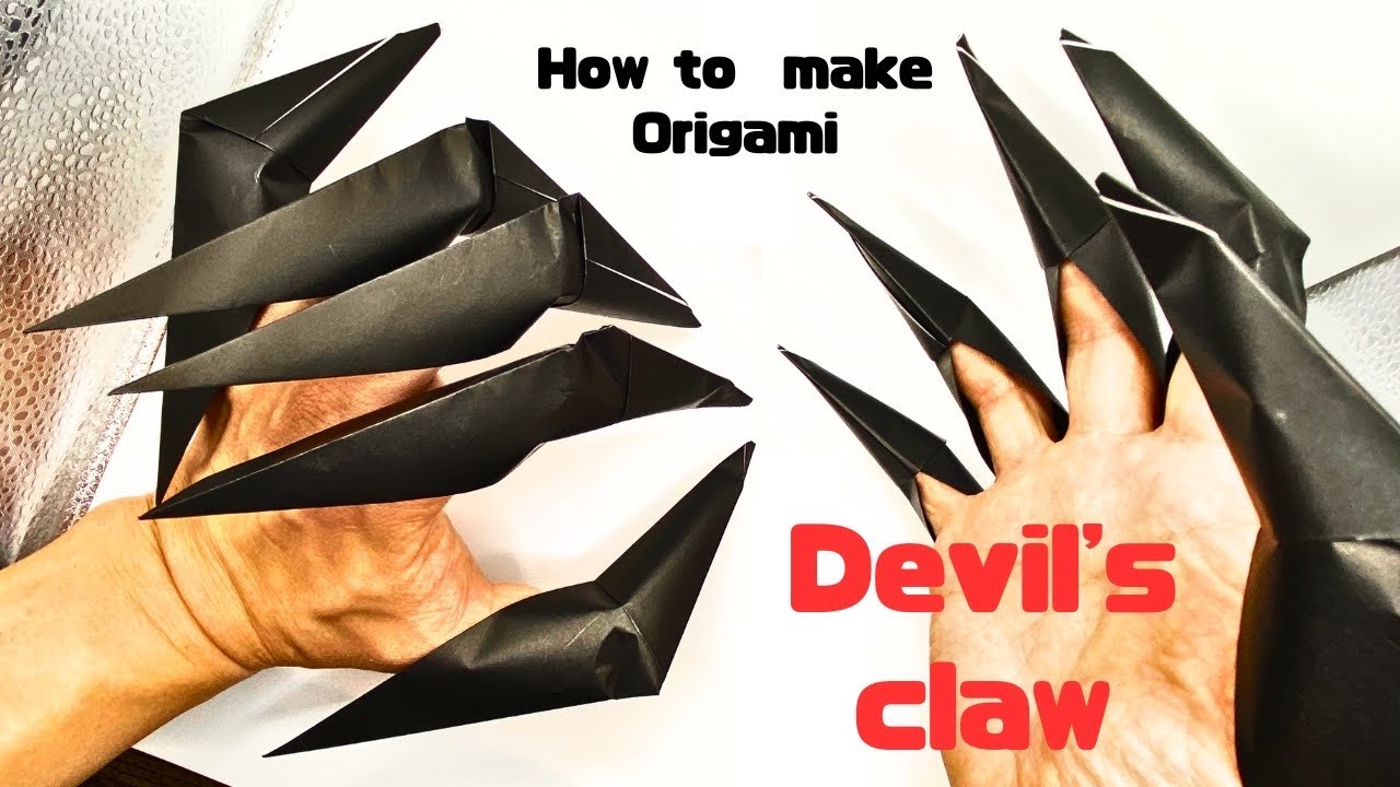 Origami Devils claw || How to make Origami || Paper Craft Tutorial