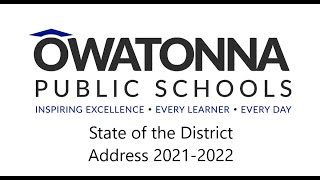 Owatonna Public Schools State of the District 2021-2022