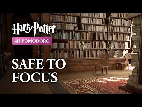 It’s okay if today feels harder 🕯️ 4h Harry Potter Pomodoro