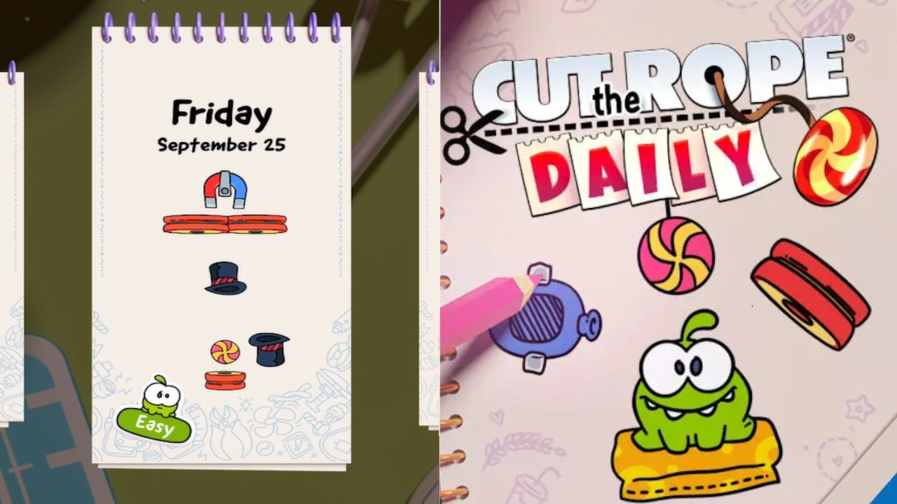 Cut the Rope Daily September 25 2026 Walkthrough 10 Stars