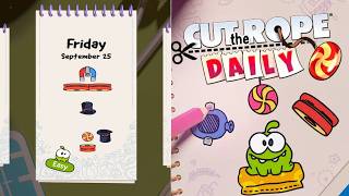 Cut the Rope Daily September 25 2026 Walkthrough 10 Stars screenshot 4