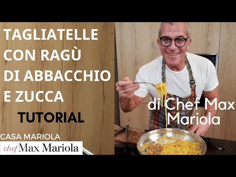 Tagliatelle with Lamb Ragù and Pumpkin