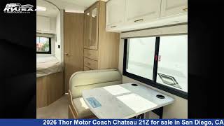 Unbelievable 2026 Thor Motor Coach Chateau Class C RV For Sale in San Diego, CA | RVUSA.com
