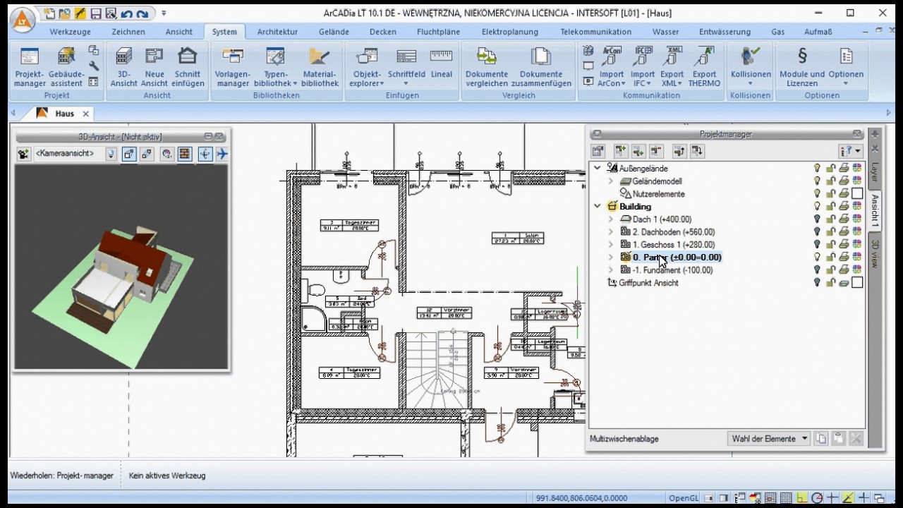 ArCADia LT BIM CAD Projektmanager - YouTube