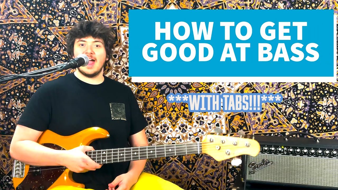 How to Get GOOD at Bass FAST – Essential Exercises + TABs - YouTube