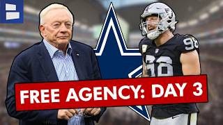 Dallas Cowboys 2026 NFL Free Agency LIVE - Day 3: Maxx Crosby Trade Rumors, Tyrus Wheat Signs