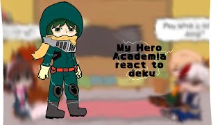 Mha React To Manga Deku Rushed Timea M. Creds In Desc