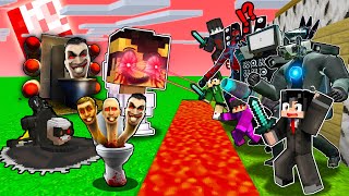 Best of Minecraft - SKIBIDI TOILETS vs TV MAN, CAMERA MAN, SPEAKER MAN Most Secure House | Tagalog