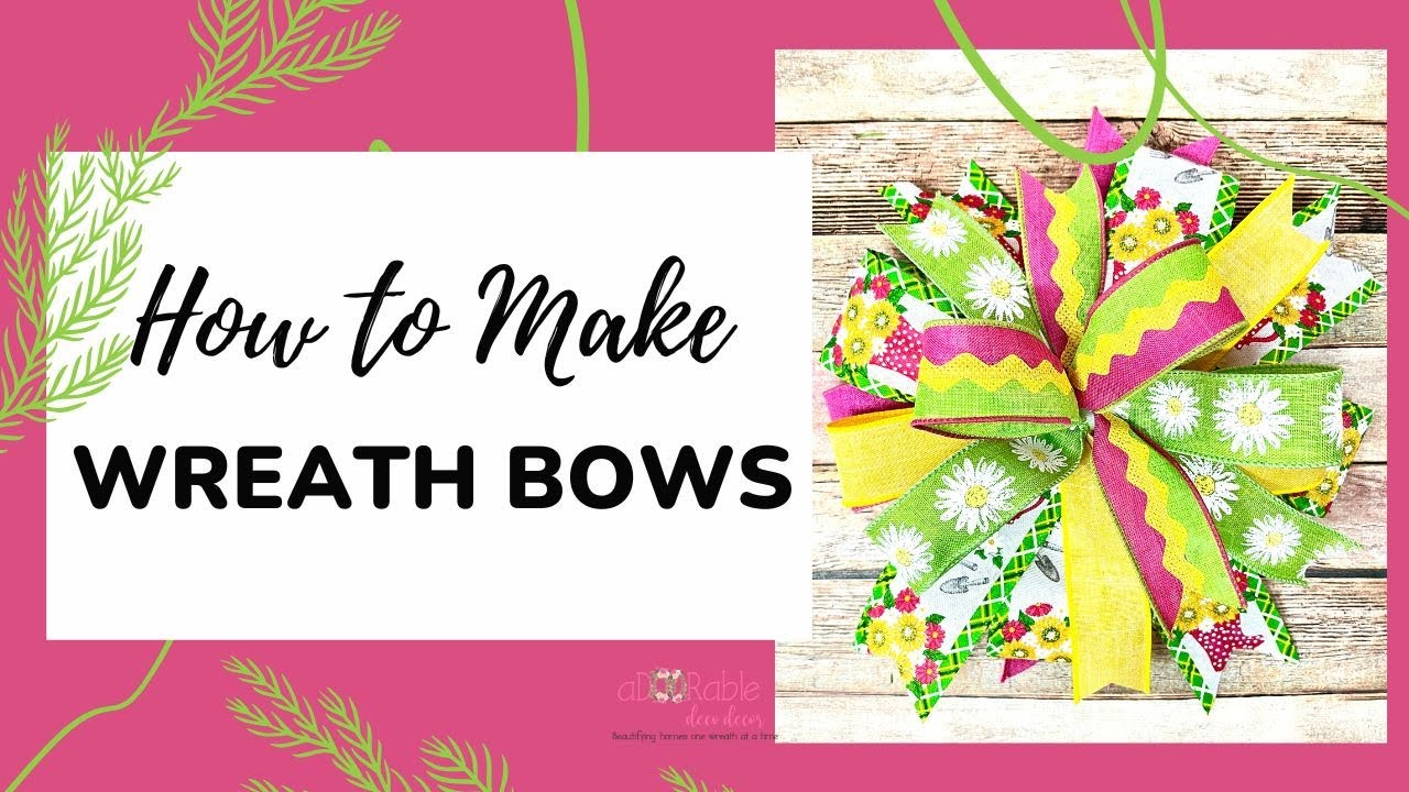 Em's Bow & Go Easy Bow Maker, Easy Wreath Tree Bow Making Tool