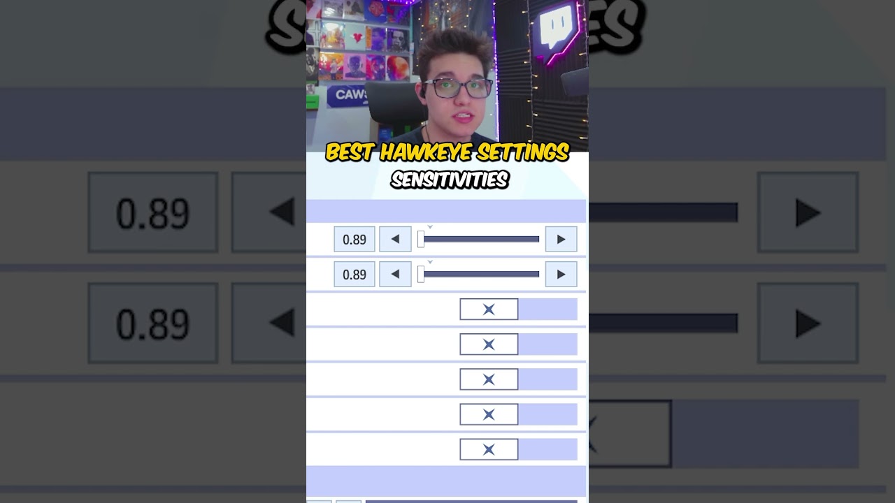 Мои настройки для Hawkeye! Пользовательская прицельная сетка закреплена в комментариях.