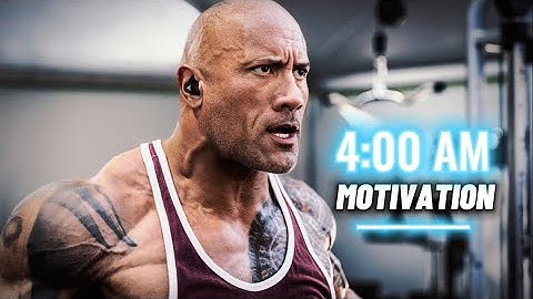 4am Motivation : Unlocking Success with The Rock