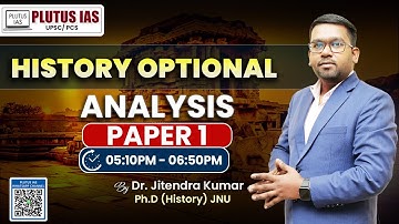 History paper 1 Complete Analysis I UPSC CSE Mains 2024 I Dr. jitendra kumar I #historyoptional