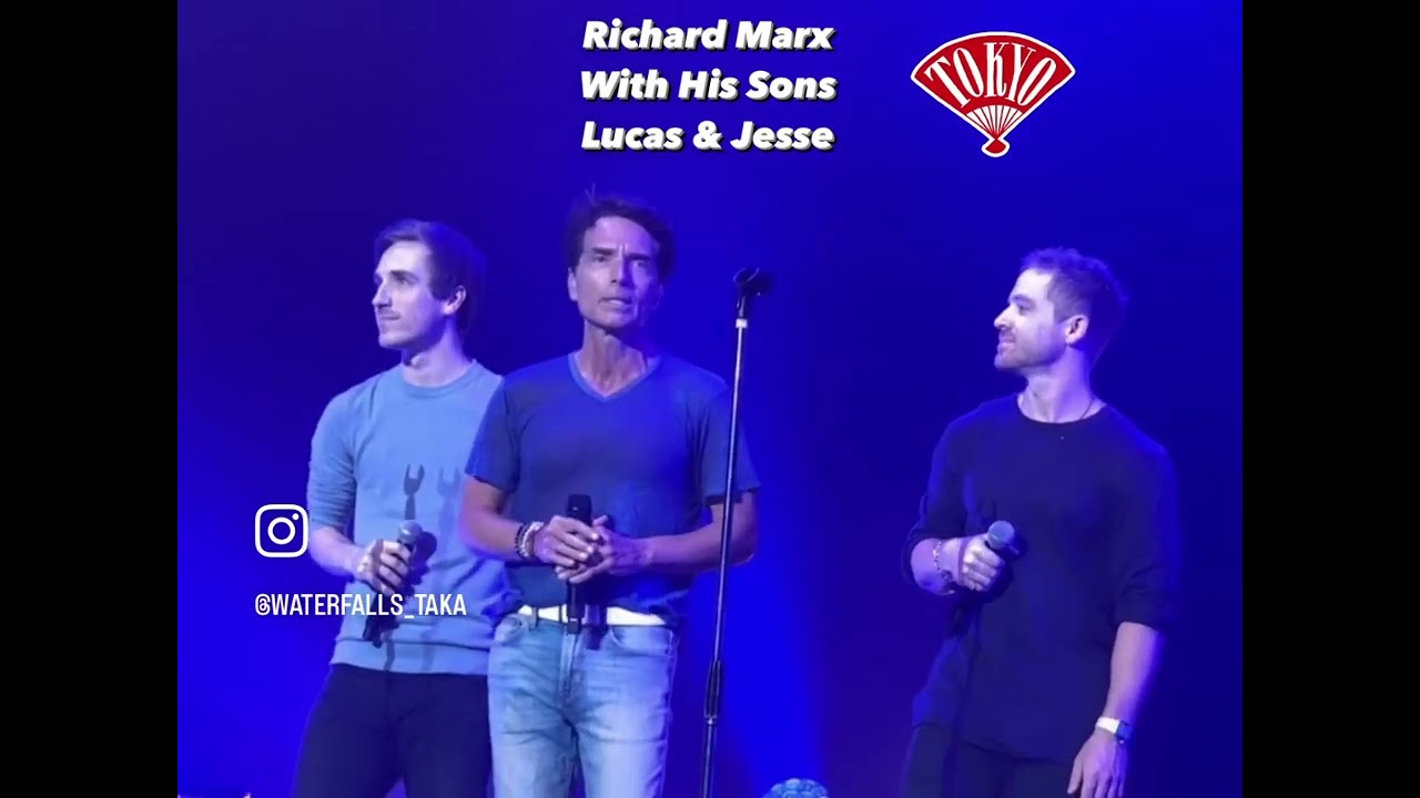 Richard Marx with His Sons Lucas & Jesse @ Tokyo