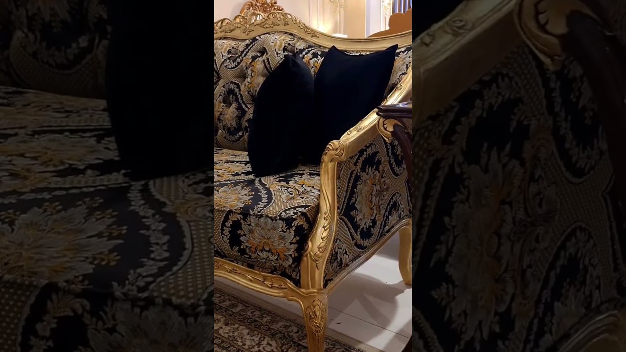 The Classic Rose sofa set is perfect for a classic living room.