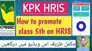 Promote students on HRIS | Promote class 5th students on HRIS | HRIS KPK 2025 screenshot 4