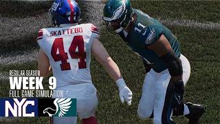 Giants vs. Eagles | 2026 Season Week 9 | Madden NFL 26 Simulation