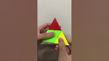 4x4 Pyraminx Loop 🔺🔁 #satisfying #rubikscube #loop #shorts