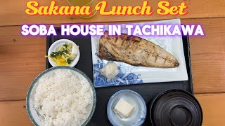 SAKANA (Fish) Dish at Japanese local restaurant #tachikawa #sobahouse #japanesefood