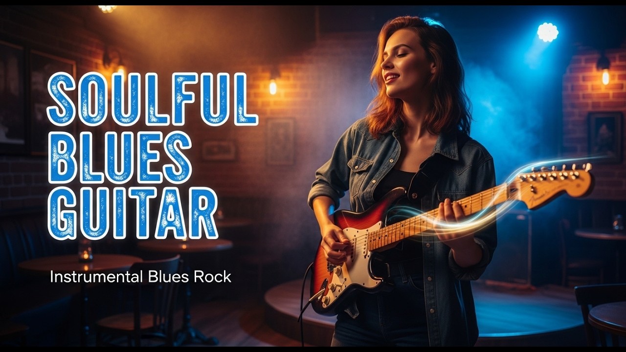 SOULFUL BLUES GUITAR Vibes – Cinematic Guitar Atmosphere & Mood | Instrumental Blues Rock Mix
