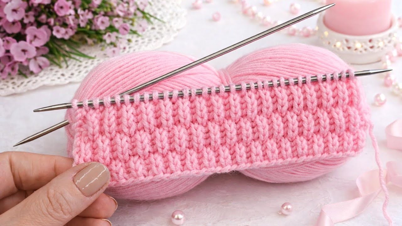 Üç Günde Yelek Örün O Kadar Kolay 🌸İki Şiş Örgü Yelek Model Desen🌸 #crochet #knitting #diy 