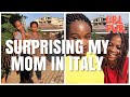 SURPRISING MY MOM IN ITALY +  GETTING MY HAIR PROFESSIONAL DONE! | Jelexia