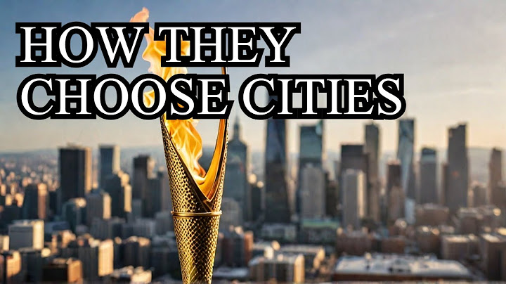 How Olympic Host Cities Are Chosen! 🏅