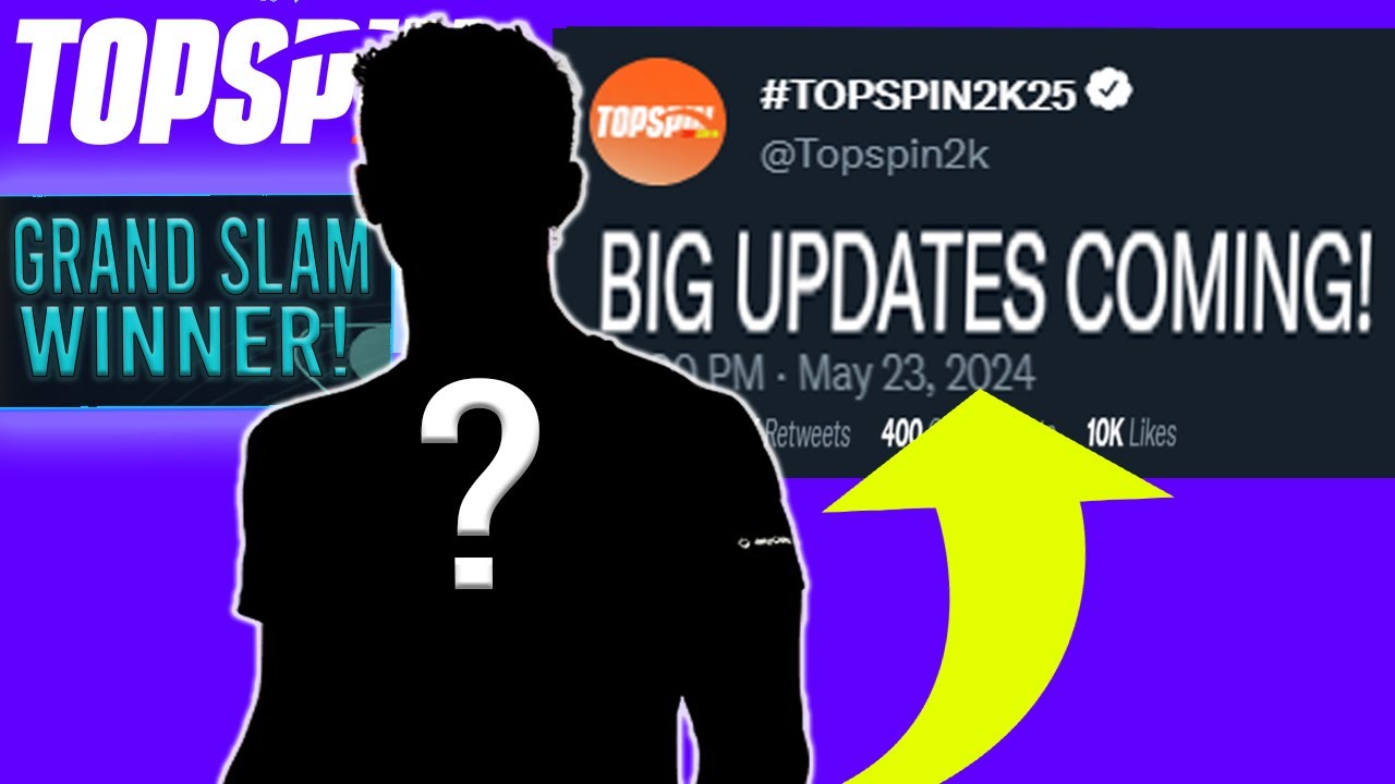 Topspin 2k25 NEWS: 2 More PROS COMING?