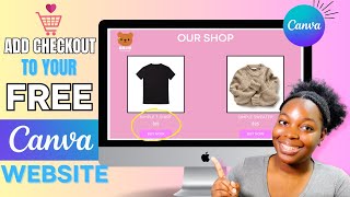 How To Turn FREE Canva Website into ECommerce Website | How to Create a Website With Canva screenshot 5