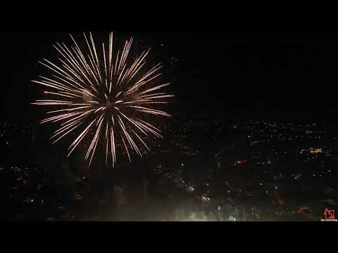 大甲媽祖之光演唱會 煙火秀 空拍 4K 2019