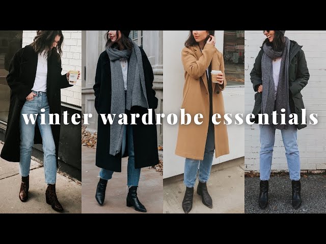 Winter Capsule Wardrobe Essentials for FREEZING COLD Winters (10 items!) ❄️  