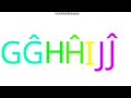 Xara animation: Esperanto Alphabet Song: Esperanta Alfabeta Kanto