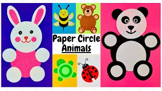 Paper circle craft ideas | Easy paper crafts for kids | Paper toys