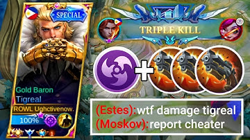 TIGREAL SHOT GUN BUILD! l LITERALLY DELETE