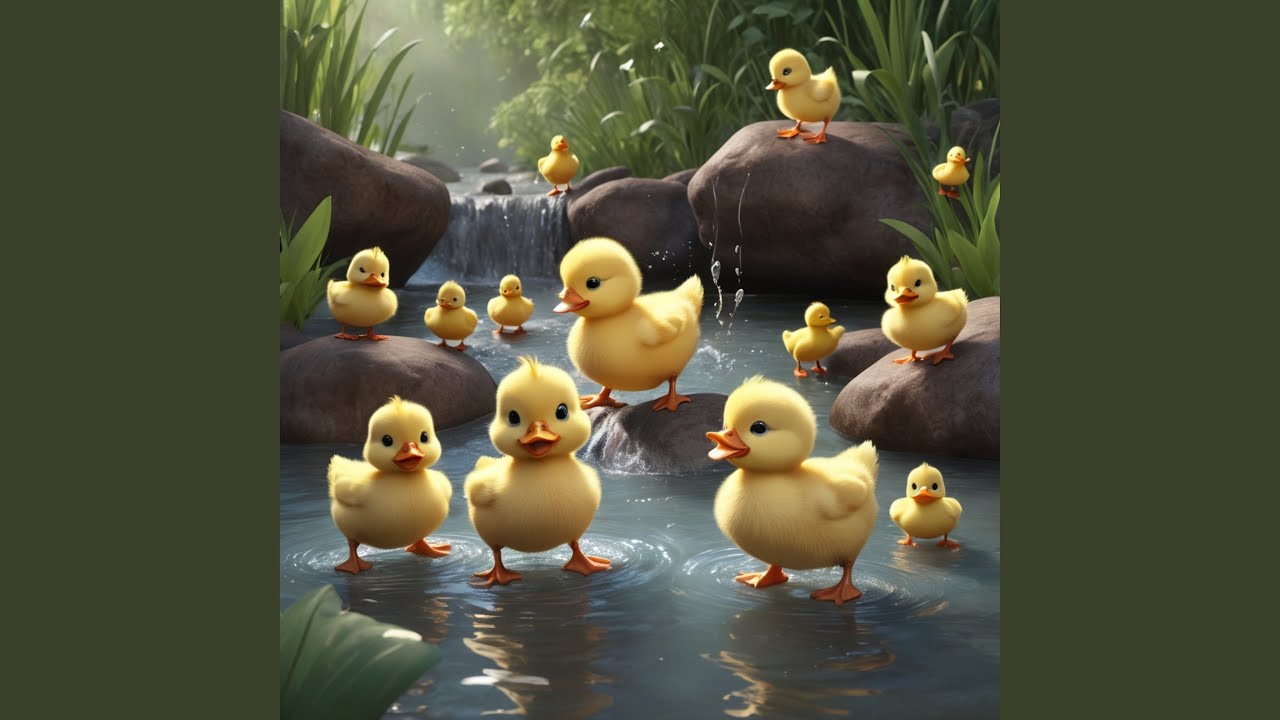 Little Chicks and Little ducks, all in a pack
