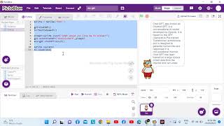 Chat GPT -PictoBlox