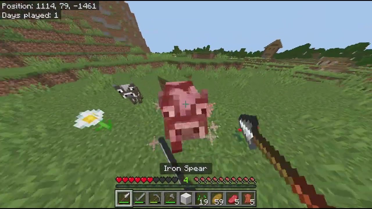 Minecraft part 2 getting armor