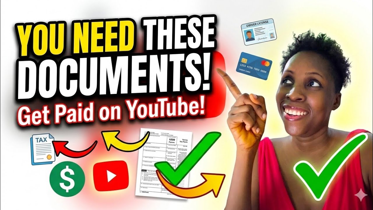 Documents You Need For YouTube Monetization!