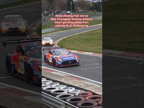 Heartbreak for Verstappen team, joy for ROWE at Nürburgring #nls #nordschleife #f1 #formula1 #amg