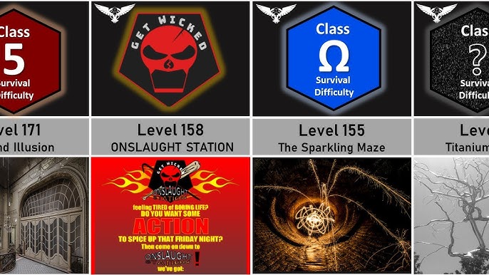 Backrooms Cluster 2 Part 1 Comparison, Level 1000 - 1050 Survival  Difficulty