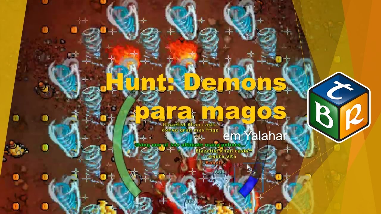 Hunt Demons para magos em Yalahar Tibia 11 YouTube