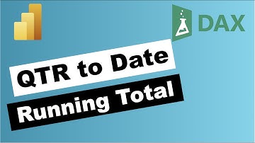 Power BI DAX Function DatesQTD and Calculation for Running Quarter To Date Cumulative Values
