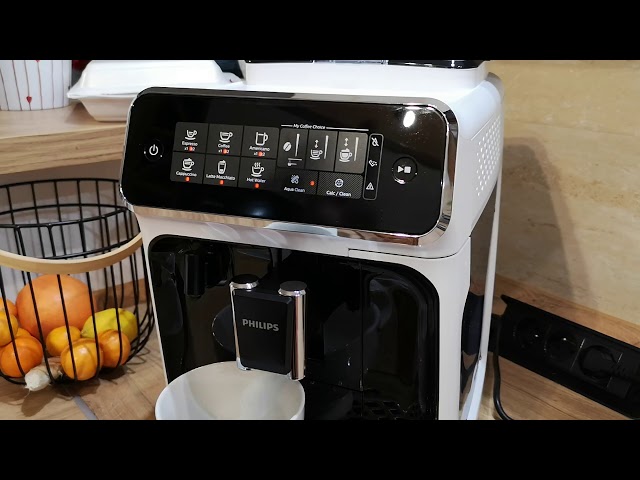 How to activate Aqua Clean water filter in Philips LatteGo coffee