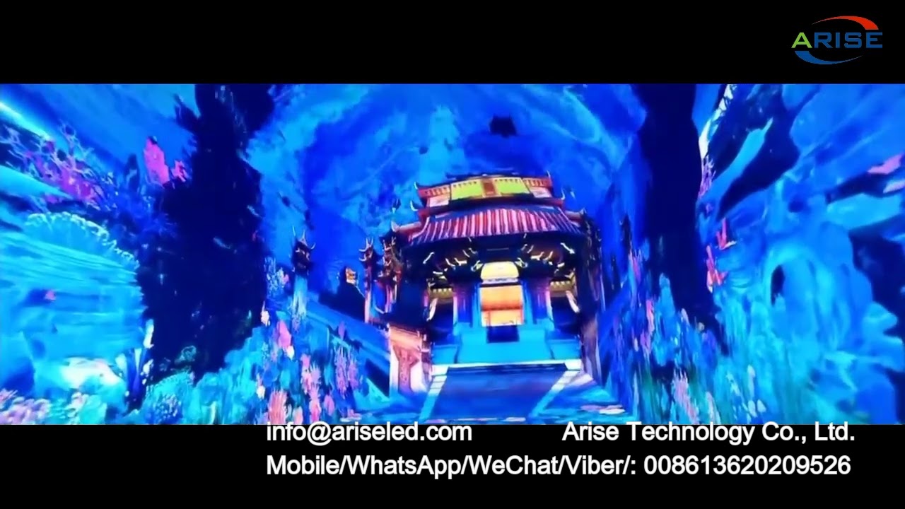 Creative led screen Time tunnel flexible interactive induction 3DLED wall Metauniverse LED large scr