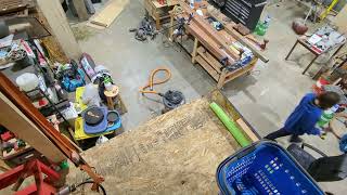 Time Lapse Shop Clean Up May 22 @ 11pm