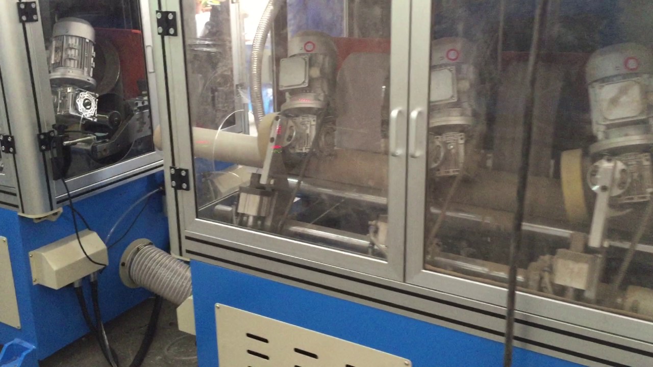JS G4 Paper tube polishing machine YouTube