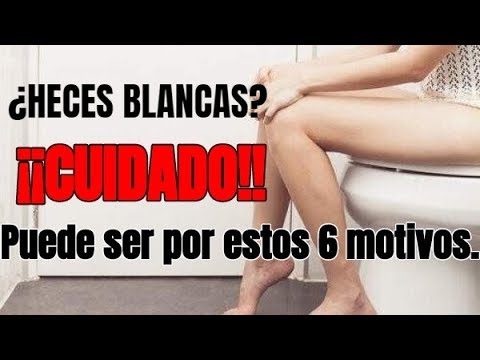 ¿Heces BLANCAS? ¡PUEDES ESTAR EN PELIGRO!