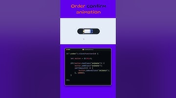Order Confirm Animation Button | HTML CSS | Modern UI Design #webdevelopment  #htmlcss
